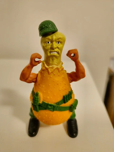 Leutenant Leggs cuisse de poulet, Vintage 1988 MATTEL FOOD FIGHTERS Figurine