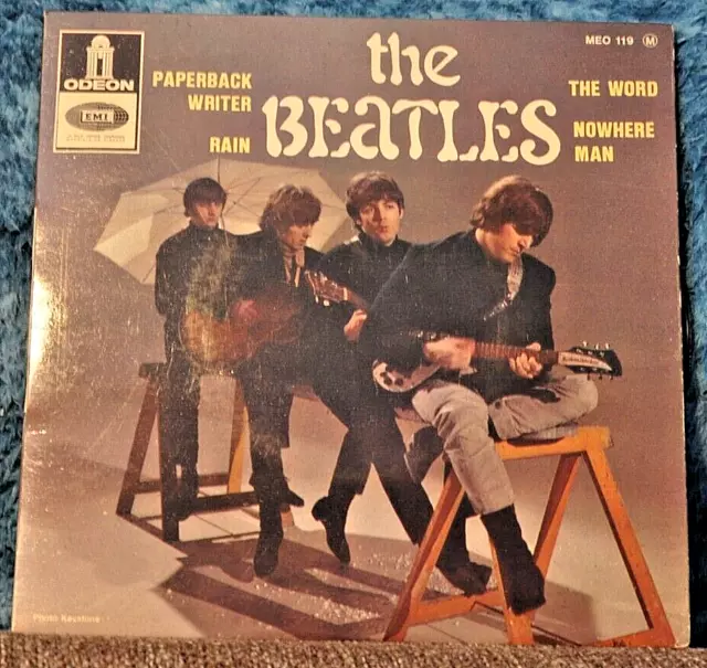 The Beatles Ep Odeon Meo 119 Paperback Writer Superbe