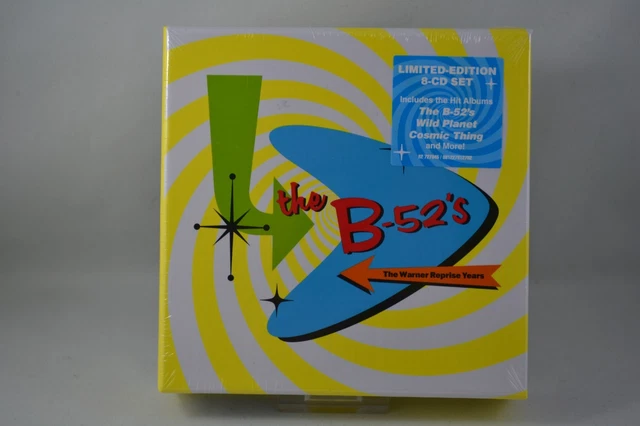 THE B-52'S – The Warner Reprise Years Box Set Colour Vinyl 9xLP NM
