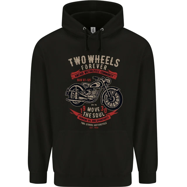 Sweat à Capuche Motard - Message Humoristique 'Tous Les Hommes Naissent égaux...', Cadeau Pour Motards