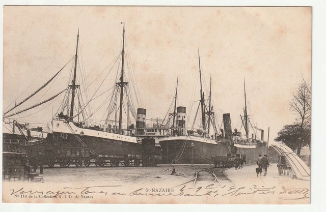 SAINT NAZAIRE - Loire Atlantique - CPA 44 - Bateaux et Voiliers