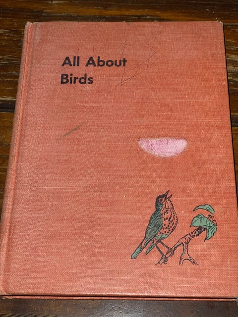 All About Birds 1955 Vintage Book Robert S. Lemmon Illustrated Fritz Kredel