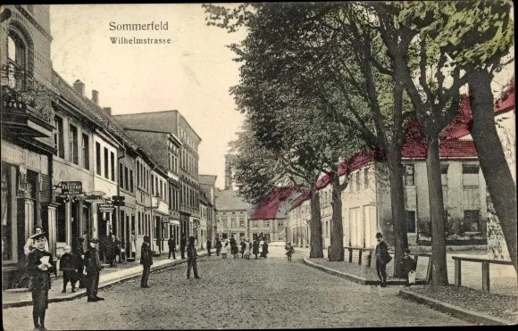 Ak Sommerfeld Kremmen im Havelland, Wilhelmstraße - 10812284