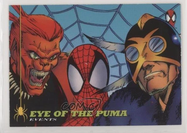 1994 Fleer Marvel Cards The Amazing Events Spider-Man Puma Eye of #149 09o4