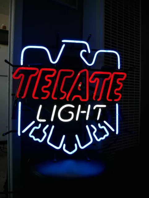 CoCo Tecate Light Eagle Beer 20"x16" Neon Sign Bar Light Party Gift Pub Man Cave