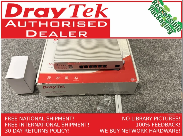DrayTek Vigor 2865AC VDSL Dual Band Multi WAN Wifi Wireless VPN Router BT FTTC