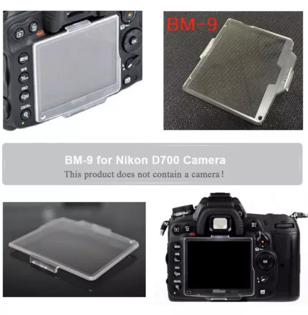 BM-9 Hard LCD Screen Protective Cover Protector (1pc)  For Nikon D700 SLR Camera