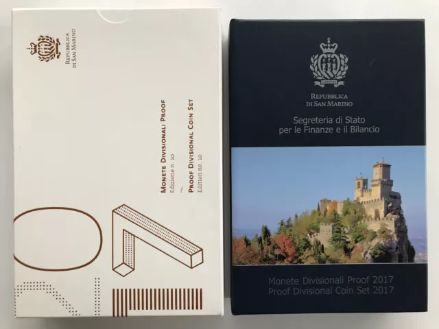 San Marino - Offizieller KMS 2017 PP - EUR 7,88 inkl. "Bondone + Tourismus"