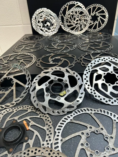 Job lot of mixed Bike break disks x20