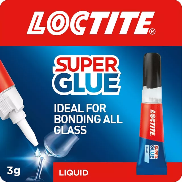 Loctite Super Glue, Glas/Metall Bond Instant Selbstklebend 3g Bond