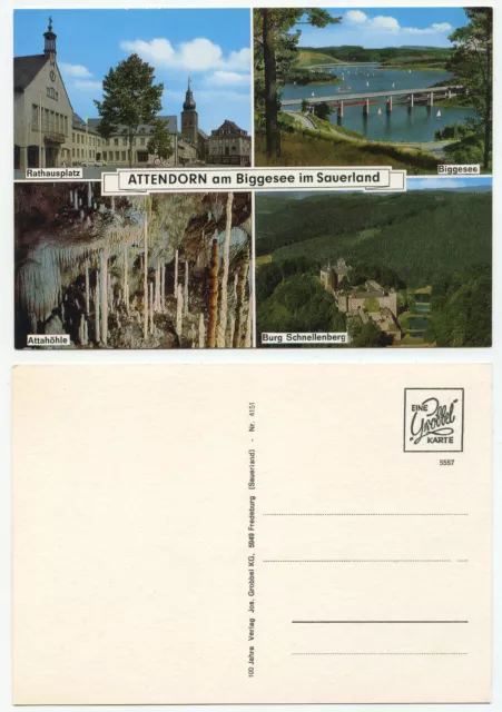 14980 - Attendorn am Biggesee im Sauerland - old postcard