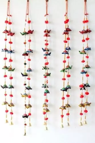 Ensemble De 10 Indien Tortue Tenture Murale / Porte Suspendu Beau Blend