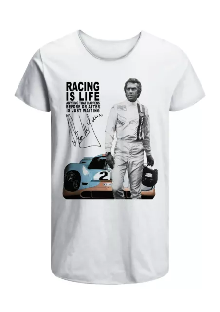 T-Shirt Racing Mc Queen Uomo Abbigliamento 100% Cotone Taglia dalla S a XX