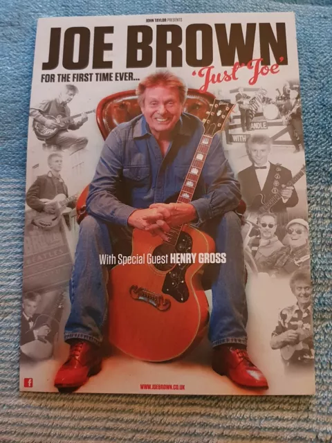 Joe Brown Just Joe Tour Flyer