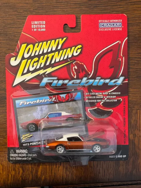 Johnny Lightning 1973 Pontiac Firebird Formula SD455 White top Firebird