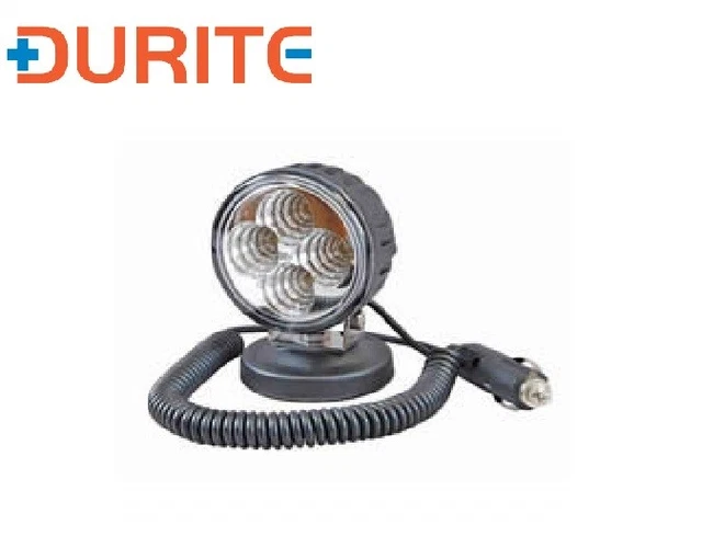 Durite 0-420-68 4 x 3W LED Work Lamp with Magnetic Base Black, 12/24V, IP67