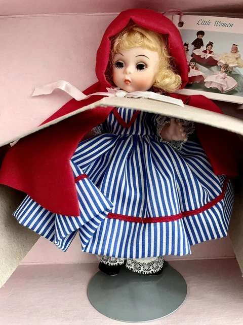 Vintage Madam Alexander Little Red Riding Hood Doll With Tag, Box, & Stand #482