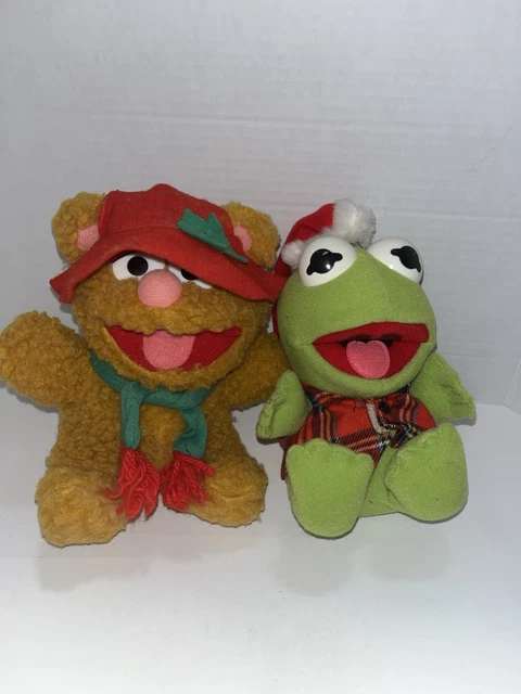 PELUCHE MUPPET BABIES Fozzie Bear and Kermit The Frog McDonalds