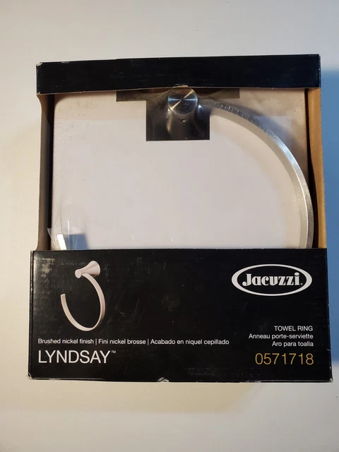 JACUZZI LYNDSAY 18 IN Brushed Nickel Wall Mount Single Towel Bar