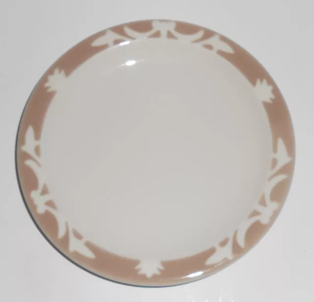 Syracuse China Restaurant Ware Air Brushed Nutmeg Bread Plate