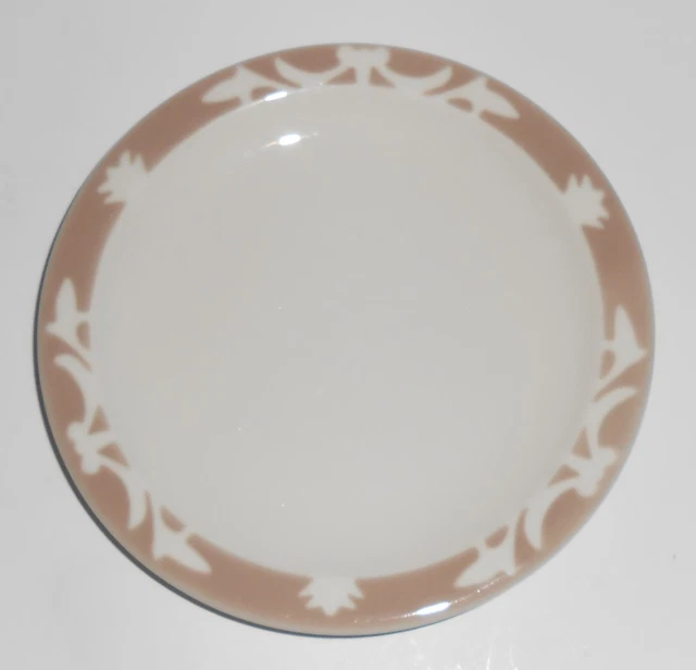 Syracuse China Restaurant Ware Air Brushed Nutmeg Bread Plate