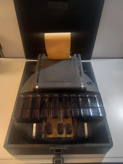 Vintage Stenographic Machines Inc. Standard Model Stenograph in Case