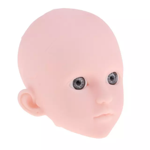 1/4 weiblicher bjd Puppenkopf sculpt mit grauen Augen Kugel-verbundenen