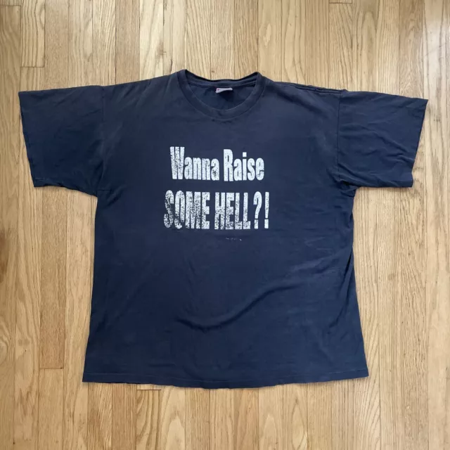VTG 90S WWF Stone Cold Steve Austin Hell Yeah Wanna Raise Some Hell T ...