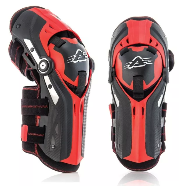 Acerbis Gorilla Hinged Knee Guards Shin Motocross Mx Enduro Cheap Quad Brace Mtb