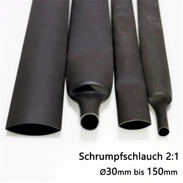 Guaine Termorestringenti Rapporto 2: 1 Tubo termoretraibile 30mm 35 40 50 60mm