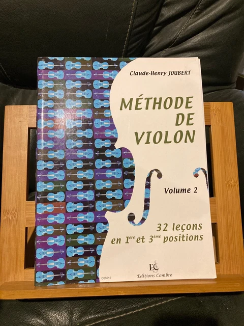 Claude-Henry Joubert Méthode de violon volume 2 partition éditions Combre
