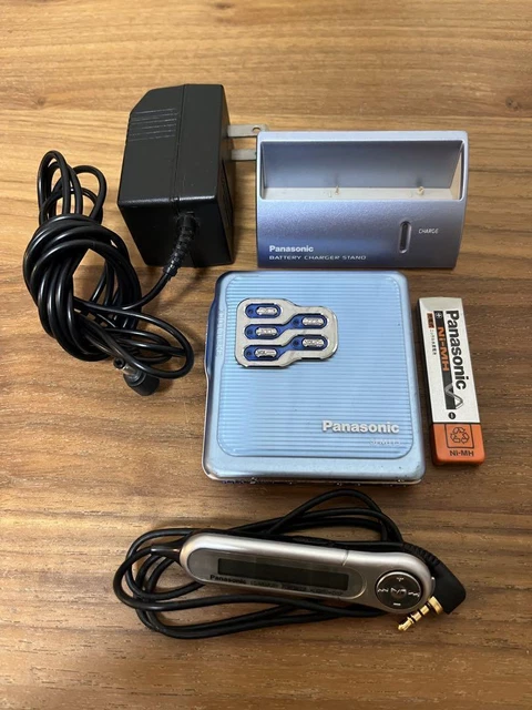 Panasonic SJ-MJ15 portable MINIDISC player operation confirmed