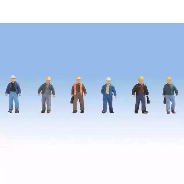 Noch 15057 1/87 H0 Personnages Lot De 6 Figurines Contremaitre Ho