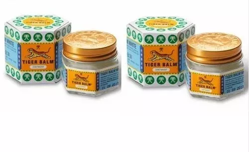 Bálsamo de tigre pomada blanca a base de hierbas 21 ml (paquete de 2)