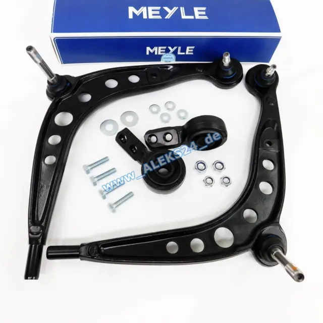 Komplettsatz Meyle HD Querlenker mit hinterm Lager passend für BMW E30