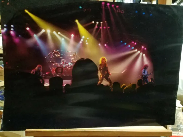 WHITESNAKE DAVID COVERDALE 20" x 28" Concert Photo 3/18/1988 Austin Texas - LOOK