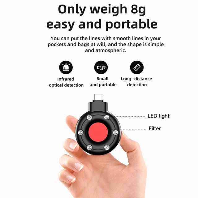 Magnetic GPS Detection Camera Finder Protecting Your Privacy while Traveling