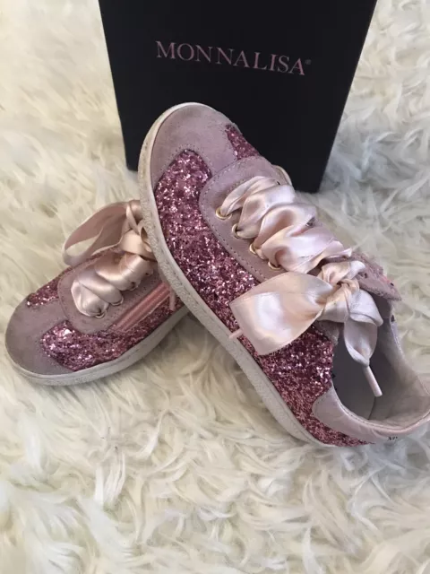 Monnalisa Trainers Size 11 Sparkly