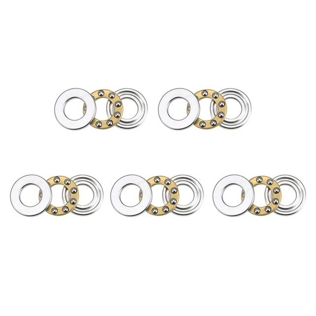 F6-12M Miniature Pressione Sfera Cuscinetti 6x12x4.5mm con Rondelle 5 pz