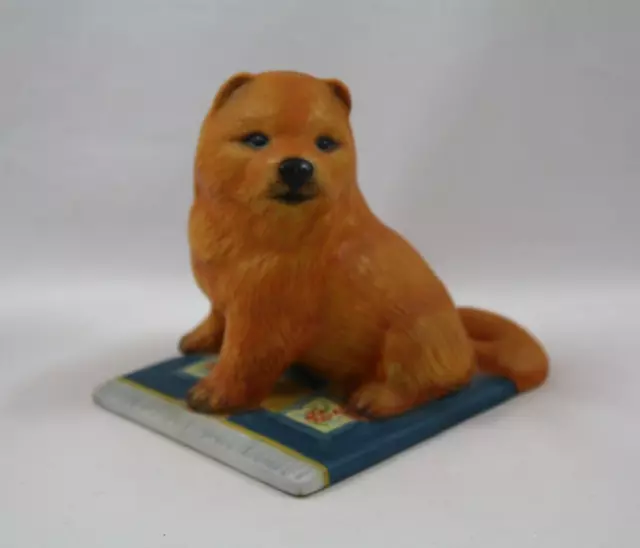 Franklin Mint World of Puppies Chow Chow Dog Figurine