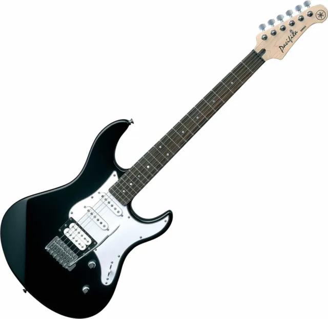 Yamaha Pacifica 112V RL BL E-Gitarre Black HSS Erle Ahorn Tremolo