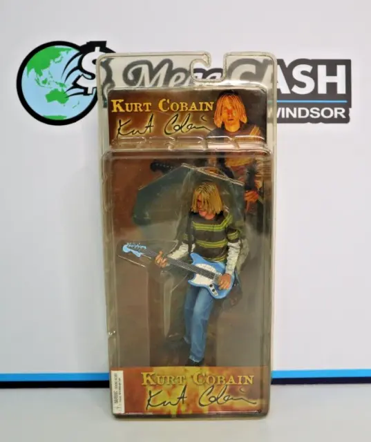 Kurt Cobain NECA 2006 NIRVANA Action Figure In Box - Smells Like Teen Spirit