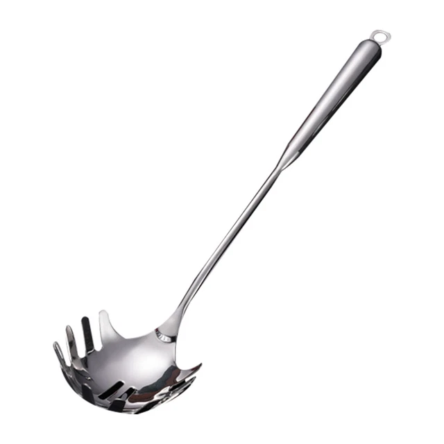 Cuchara de pasta de acero inoxidable cuchara de espagueti servidor cuchara de pasta resistente al calor