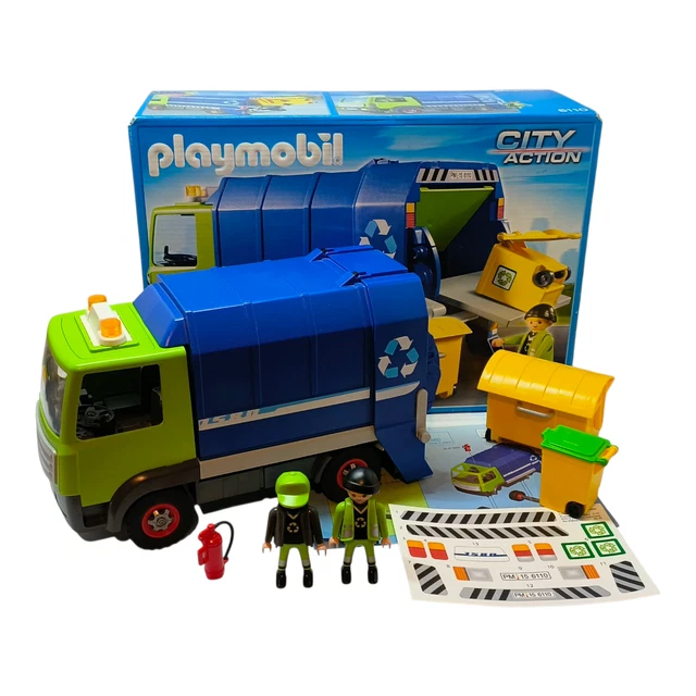 Playmobil camion poubelle - chateau u montellier