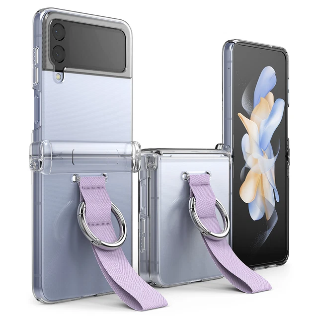 For Samsung Galaxy Z Flip 4 Case | Ringke [Slim Ring Hinge] with Built-in Strap