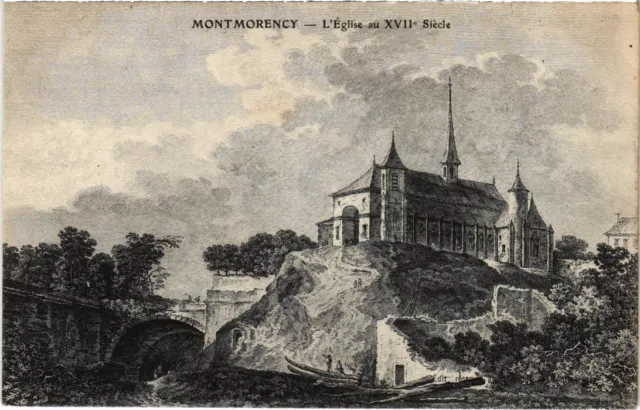 CPA Montmorency L'Eglise au XVII Siecle FRANCE (1332903)