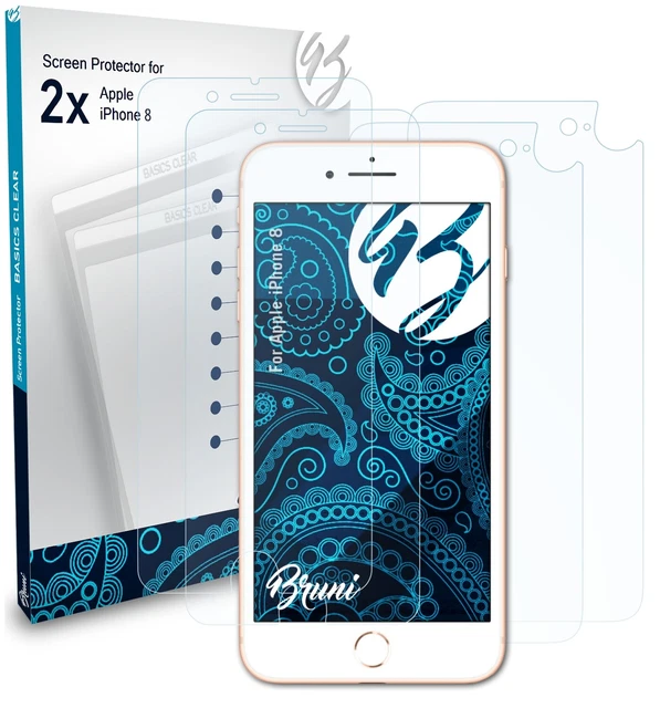 Protecteur D'Écran Bruni Pour Unitech EA510HC - Film Crystal Clair Anti-Rayures - 2 Pack