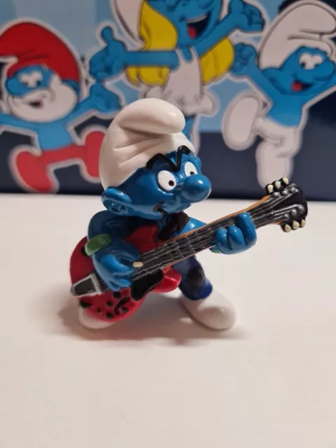 Schlumpf 20449 - Gitarrist / Guitarist 2 - Schleich & Bully - Smurf