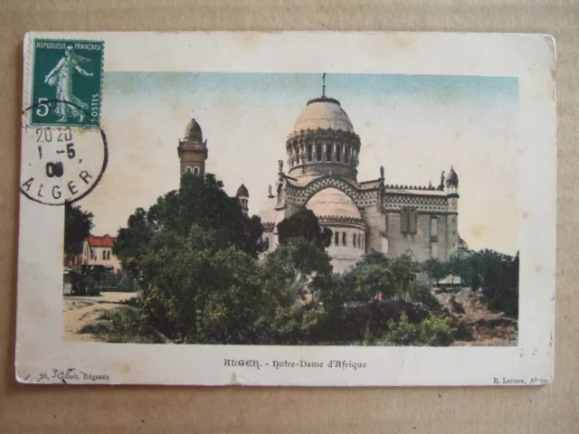 Cpa (Algerie) Alger : Notre Dame D'afrique