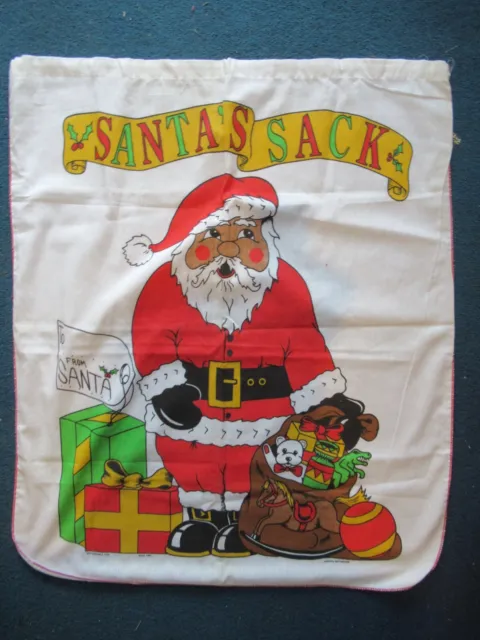Father Christmas  Santa Cotton Present Gifts  Sack 86 x 70